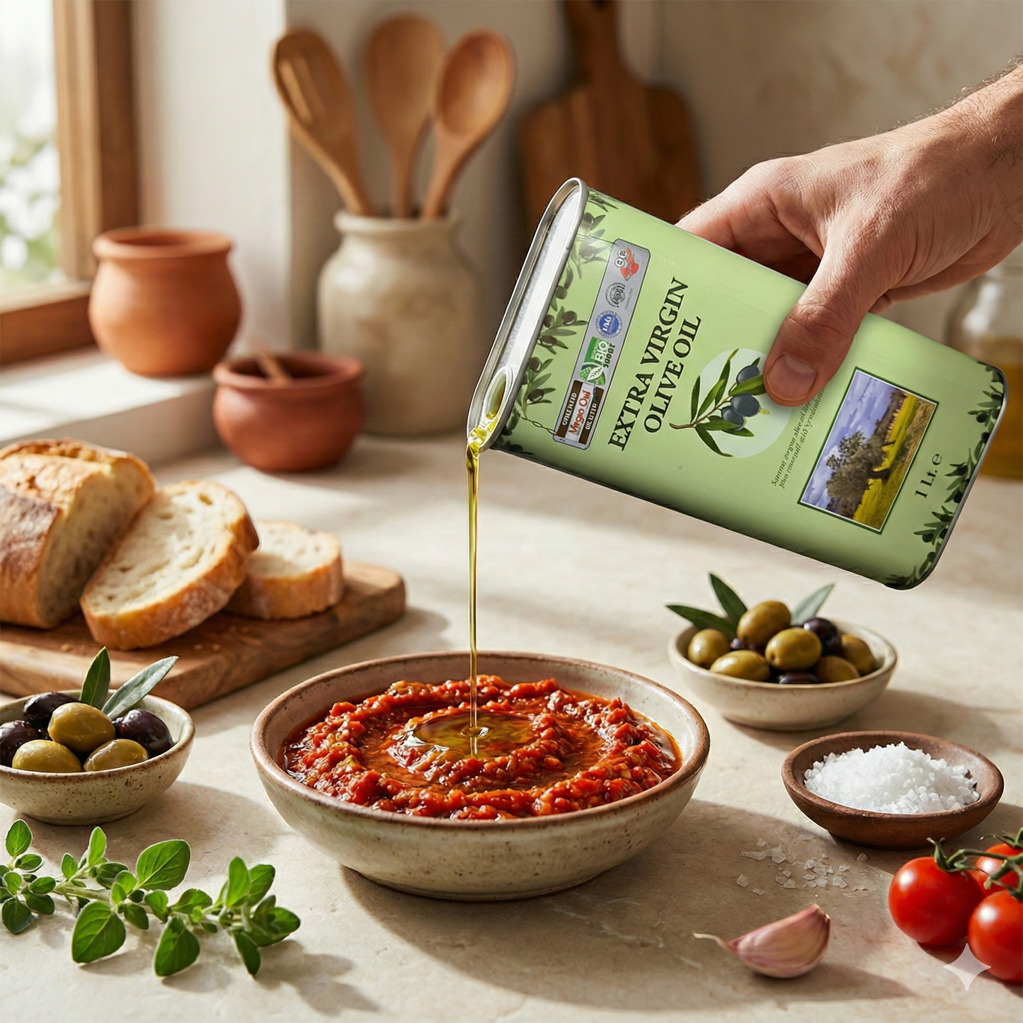 KENSA 1L Natives Olivenöl Extra - Kaltgepresst