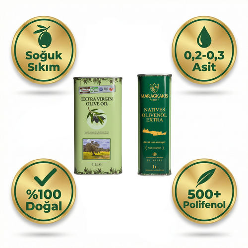 KENSA 1L Extra Virgin Zeytinyağı - Soğuk Sıkım