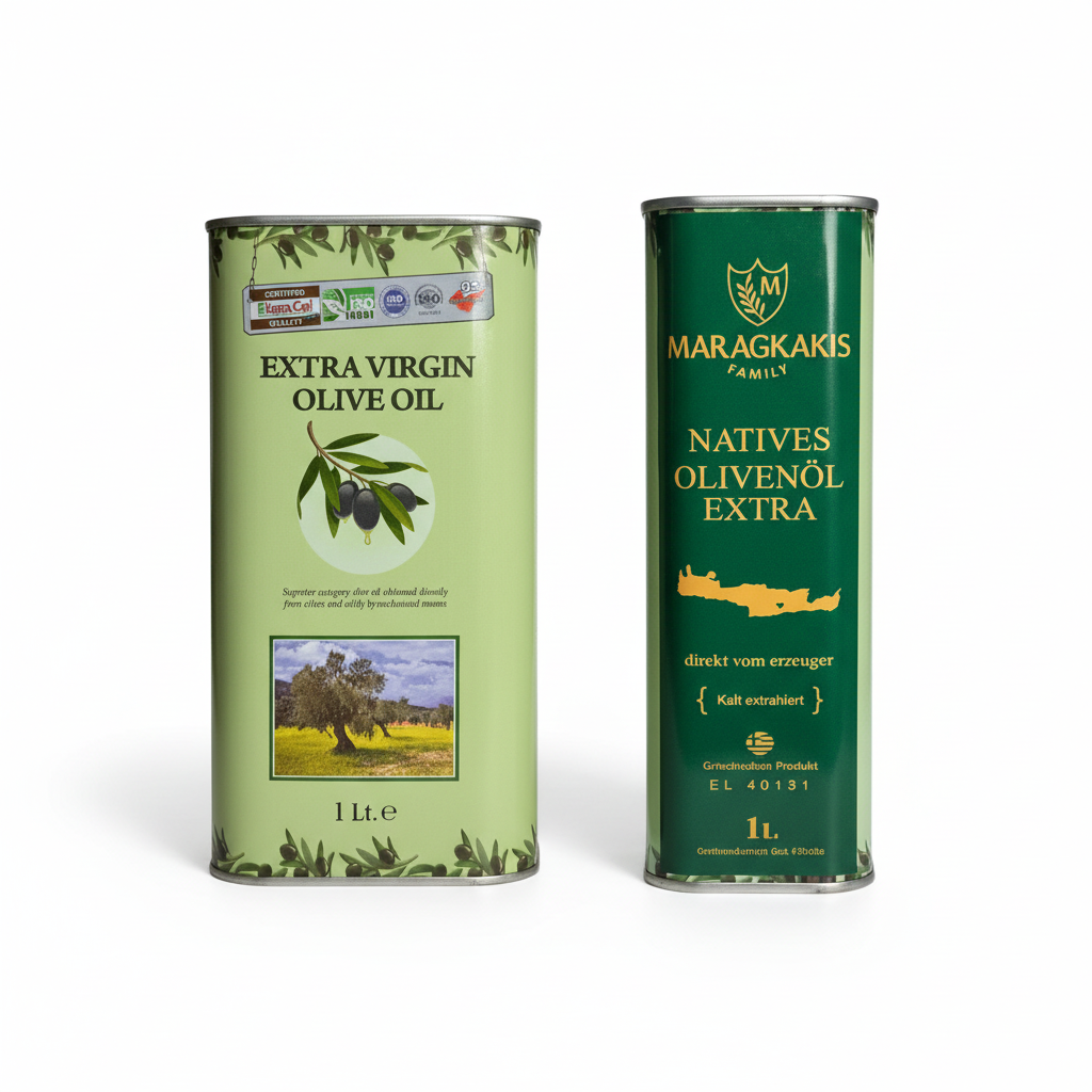 2 Teneke - Geniş + Dar Kenar